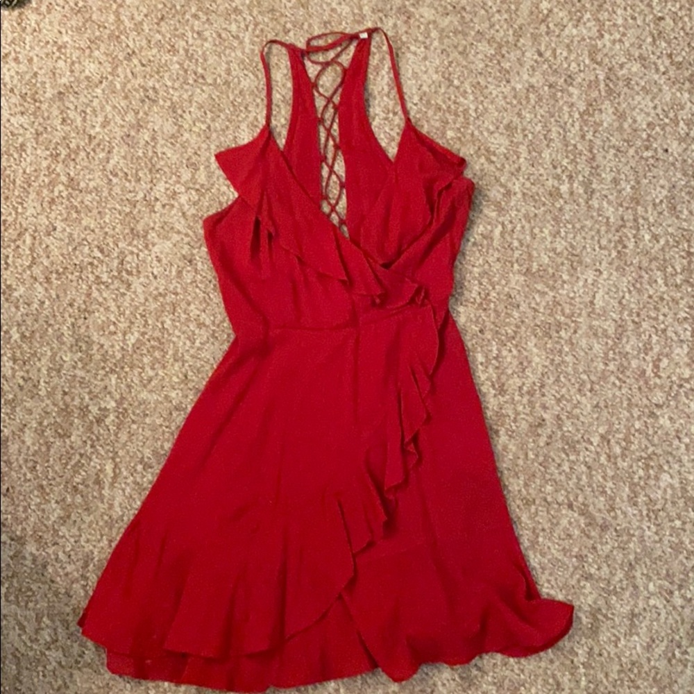 Red dress